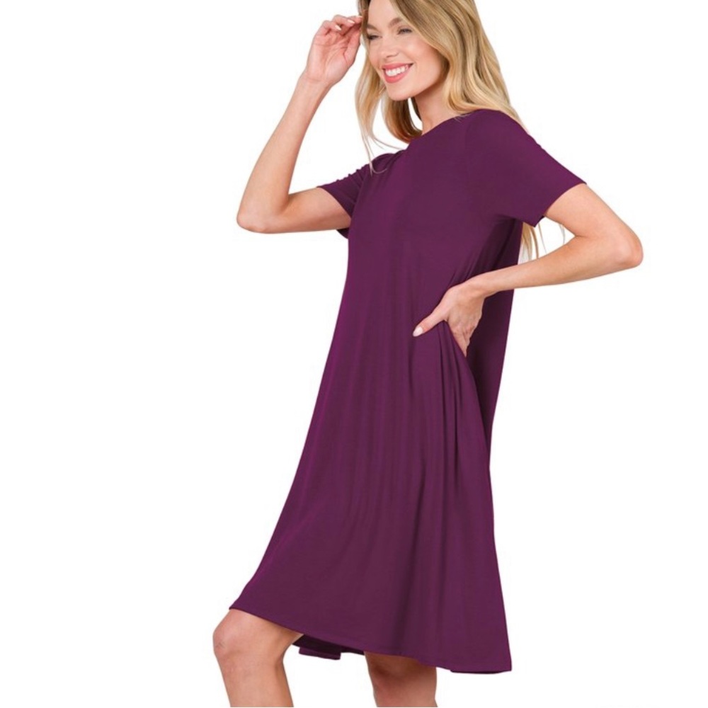 T-Shirt Dress With Pockets